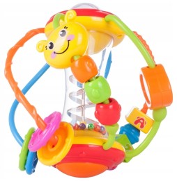 Hola Large Colorful Sensory Rattle Ball