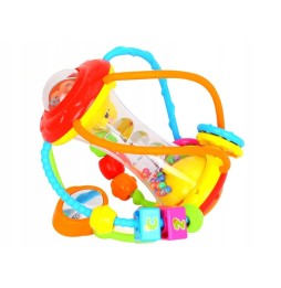 Hola Large Colorful Sensory Rattle Ball