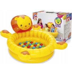 Bestway inflatable kids pool lion +50 balls