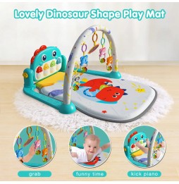 Musical Educational Mat Dinosaur Blue