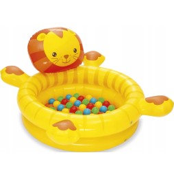 Bestway inflatable kids pool lion +50 balls