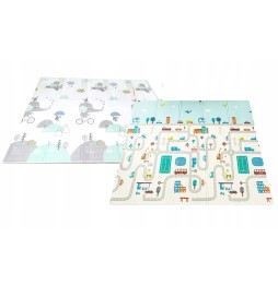 Reversible Educational Play Mat 200x180cm