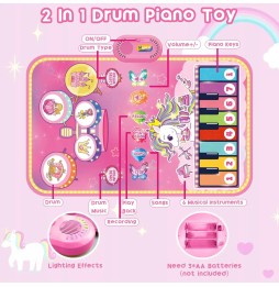 Lobyoh Musical Mat for Kids Aged 1-5