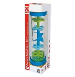 Hape Rainmaker Mini Rattle Toy, Blue