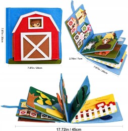 Montessori Felt Book for Kids