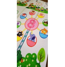 Educational Floor Mat for Kids 180x200