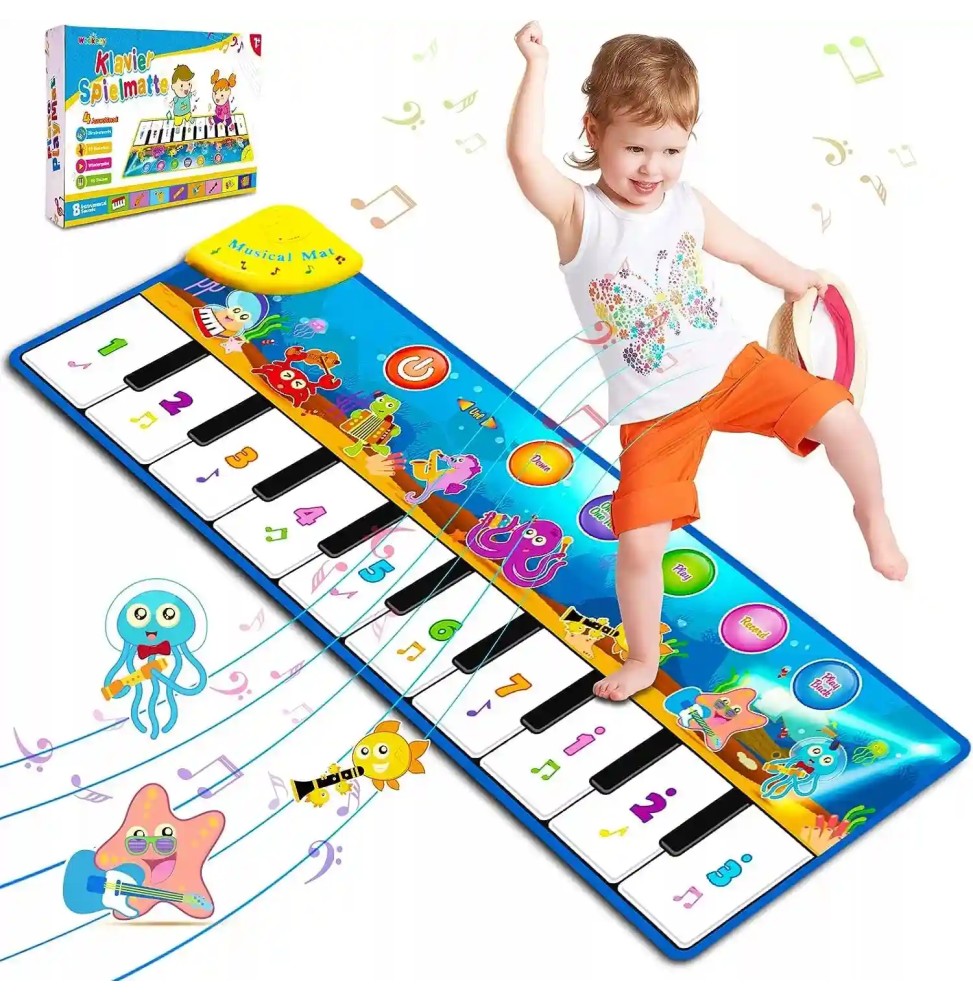 Weokeey Musical Mat for Kids 110x36cm