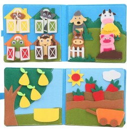 Montessori Felt Book for Kids