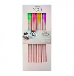 Minnie Mouse Gel Pens, 6 pieces