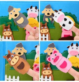 Montessori Felt Book for Kids