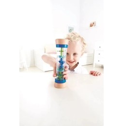 Hape Rainmaker Mini Rattle Toy, Blue