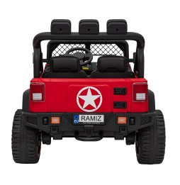 Mașină off-road Geoland Power pentru 2 copii roșie