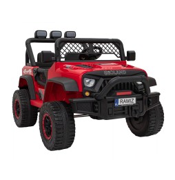 Mașină off-road Geoland Power pentru 2 copii roșie