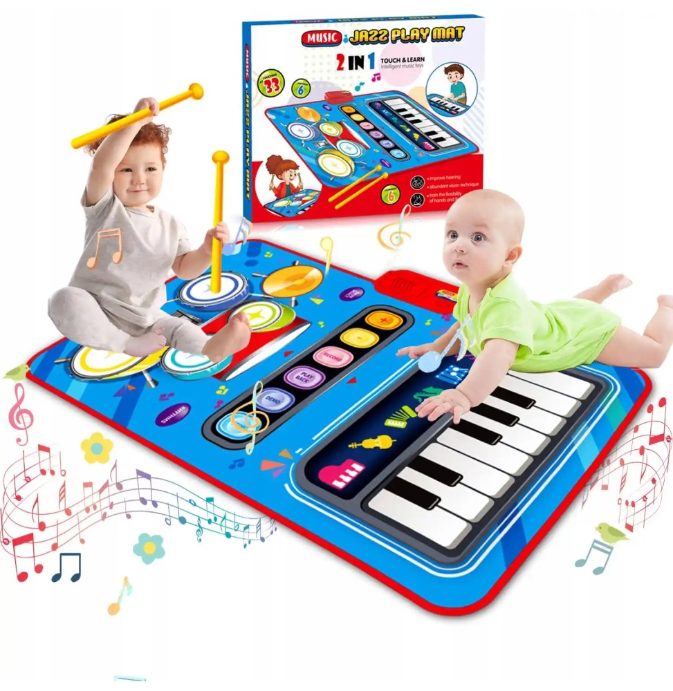 2-in-1 Musical Mat for Kids