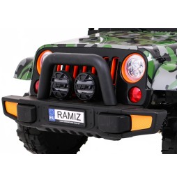 Auto terenowe 4WD dla dzieci z pilotem i audio LED