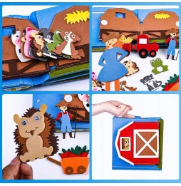 Montessori Felt Book for Kids