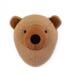 Childhome felt bear head wall decoration