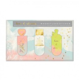 Magnetic Bookmarks Love Stories Set of 3