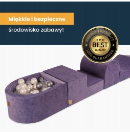 Piankowy zestaw do zabawy Boucle Różowy