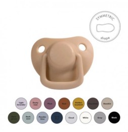 Filibabba Silicone Pacifiers 2 pcs 0m+ Doeskin