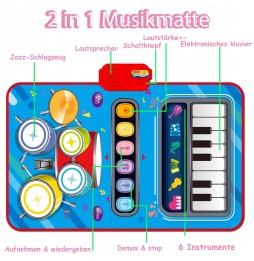 Muzyczna mata Montessori dla dzieci 1-3 lat