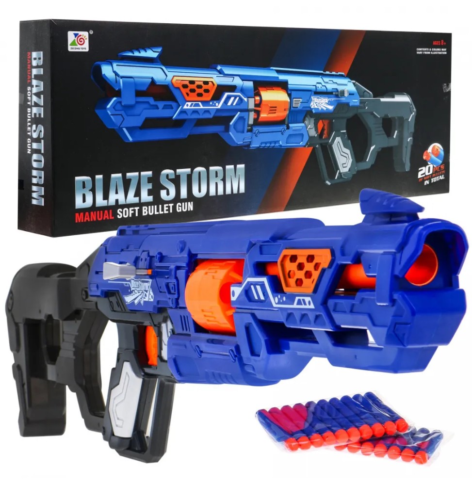 Manual Toy Gun for Kids 8+ Blaze Storm