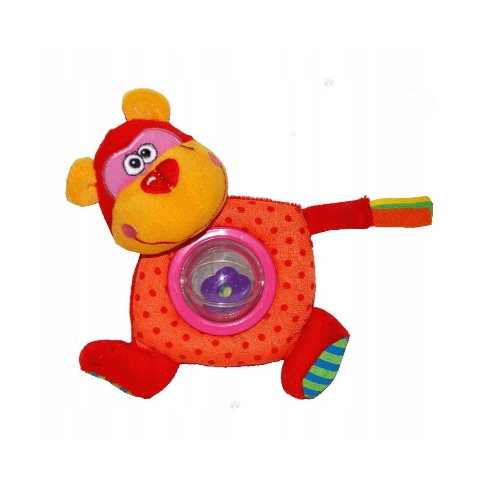 Square Monkey Rattle for Infants