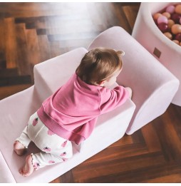Piankowy zestaw do zabawy Boucle Różowy