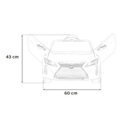 Lexus LC500 mașină electrică pentru copii cu telecomandă