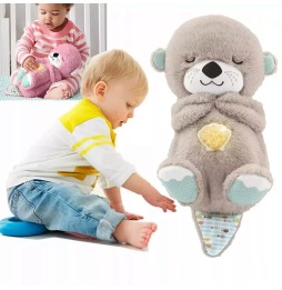 Breathable Plush Otter for Baby Sleep