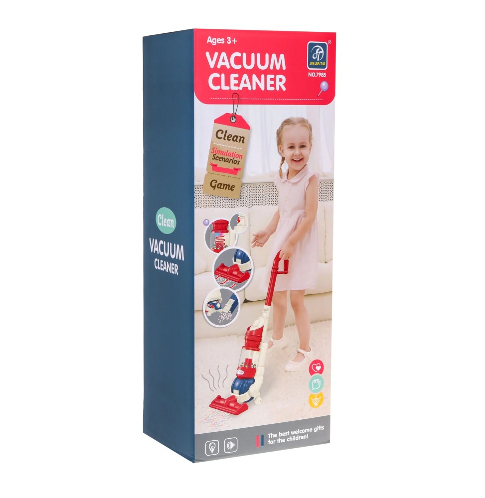 Interactive Vacuum for Kids 3+ with Brush