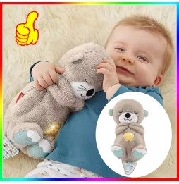 Breathable Plush Otter for Baby Sleep