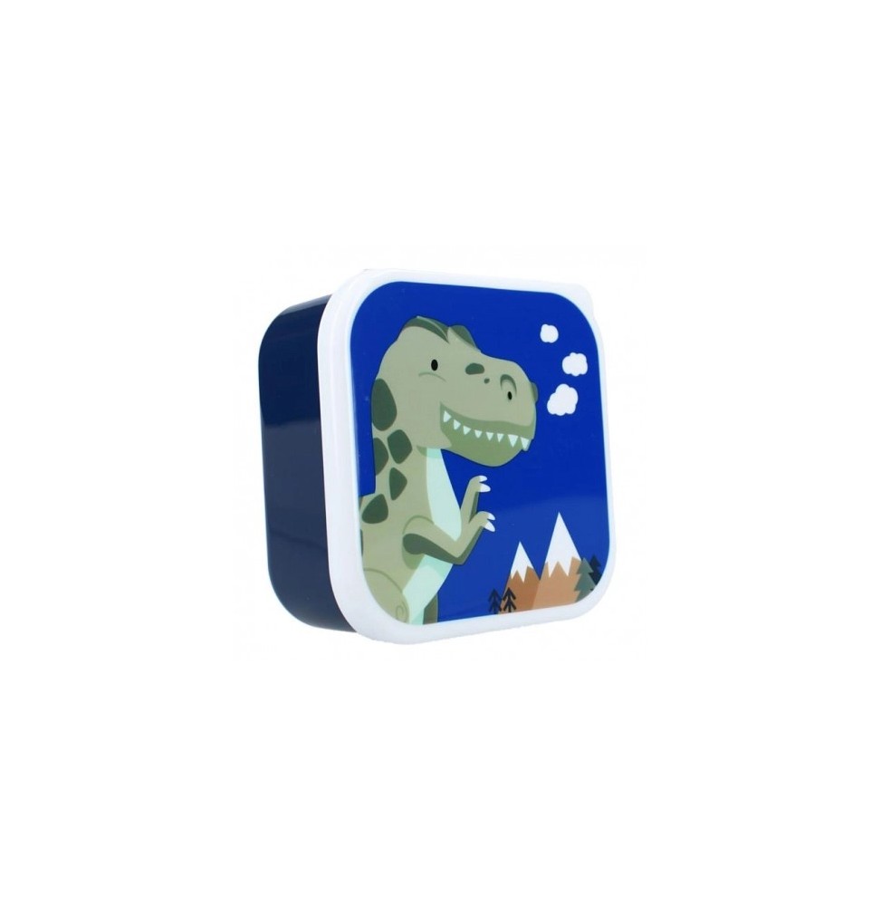 3-in-1 Dino Navy Pret Snack Box for Kids