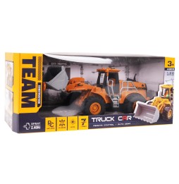 R/C Bulldozer with Lights and Smoke for Kids