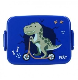 Śniadaniówka lunch box z przegródką dino navy