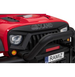 Mașină off-road Geoland Power pentru 2 copii roșie