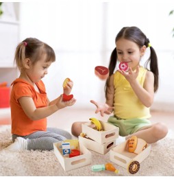 Drewniana kuchnia Montessori dla dzieci