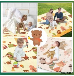 Reversible Foam Educational Mat 200x180cm