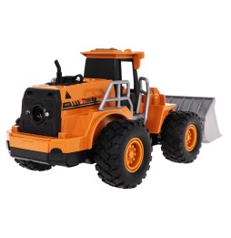 R/C Bulldozer with Lights and Smoke for Kids