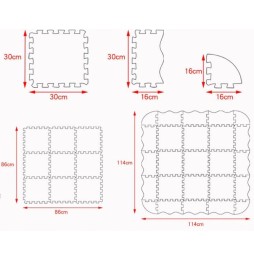 Large Educational Foam Play Mat Puzzle