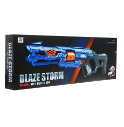 Manualny karabin dla dzieci 8+ blaze storm z suwakiem