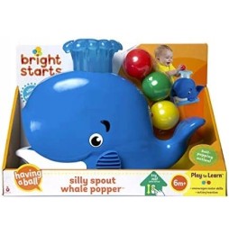 Balenă interactivă Bright Starts cu bile