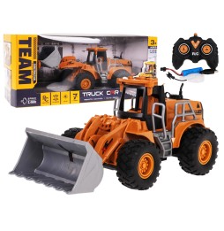 R/C Bulldozer with Lights and Smoke for Kids