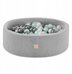 Dry Ball Pit 90x30 cm Gray