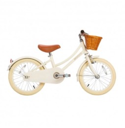 Banwood bicicletă classic crem pentru copii 4-7 ani