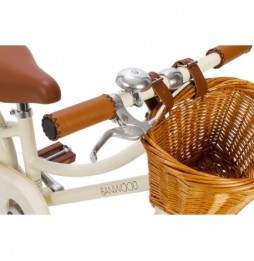 Banwood bicicletă classic crem pentru copii 4-7 ani