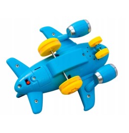 Powered Joyful Airplane with Sound and Light