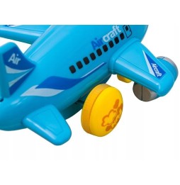 Powered Joyful Airplane with Sound and Light