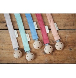 Filibabba pacifier clip warm blue