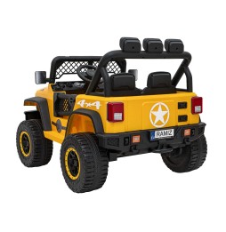 Geoland Power Off-Road Car for 2 Kids Yellow